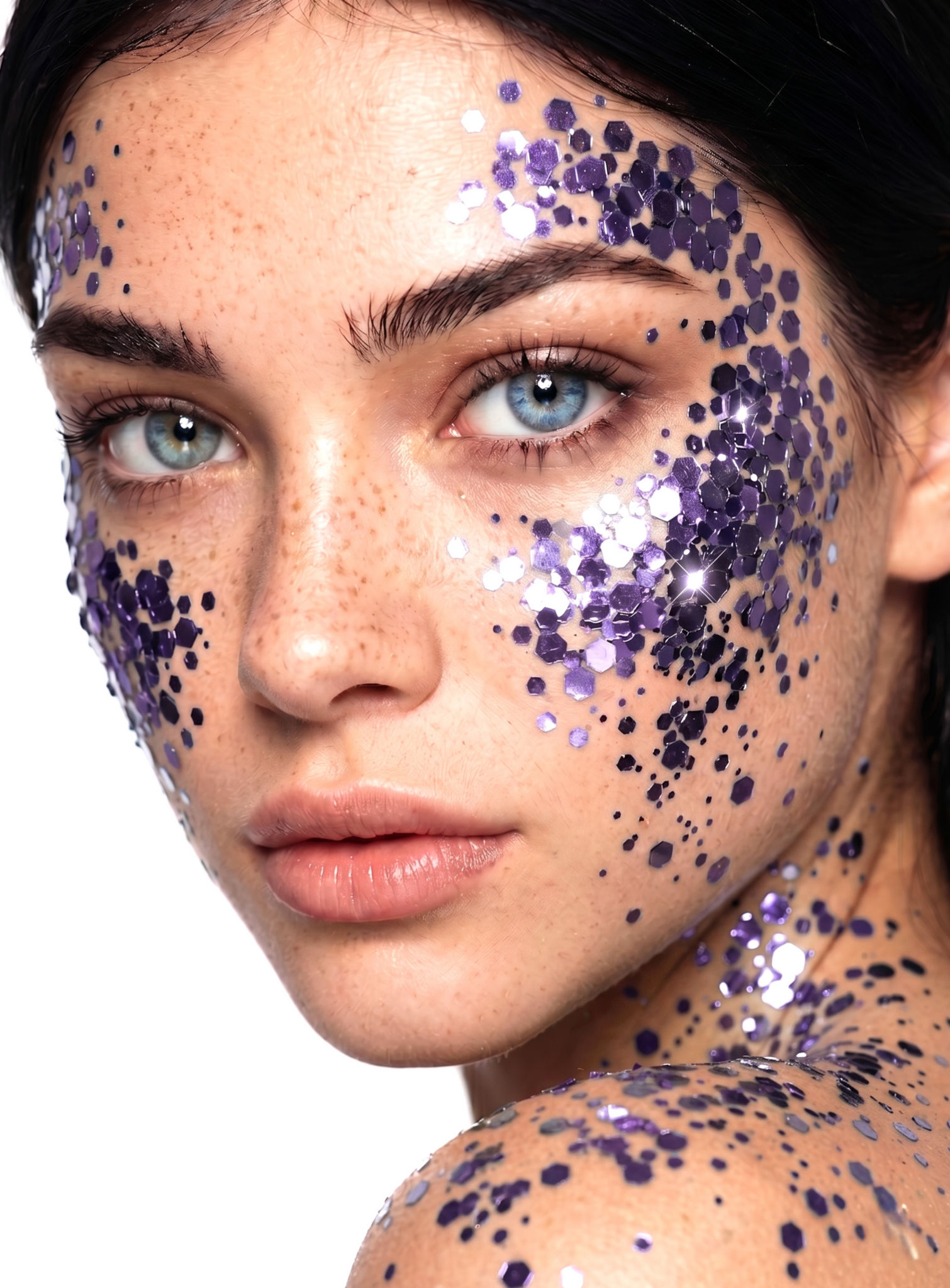 Moon Glitter Bio Chunky Glitzer lavendel