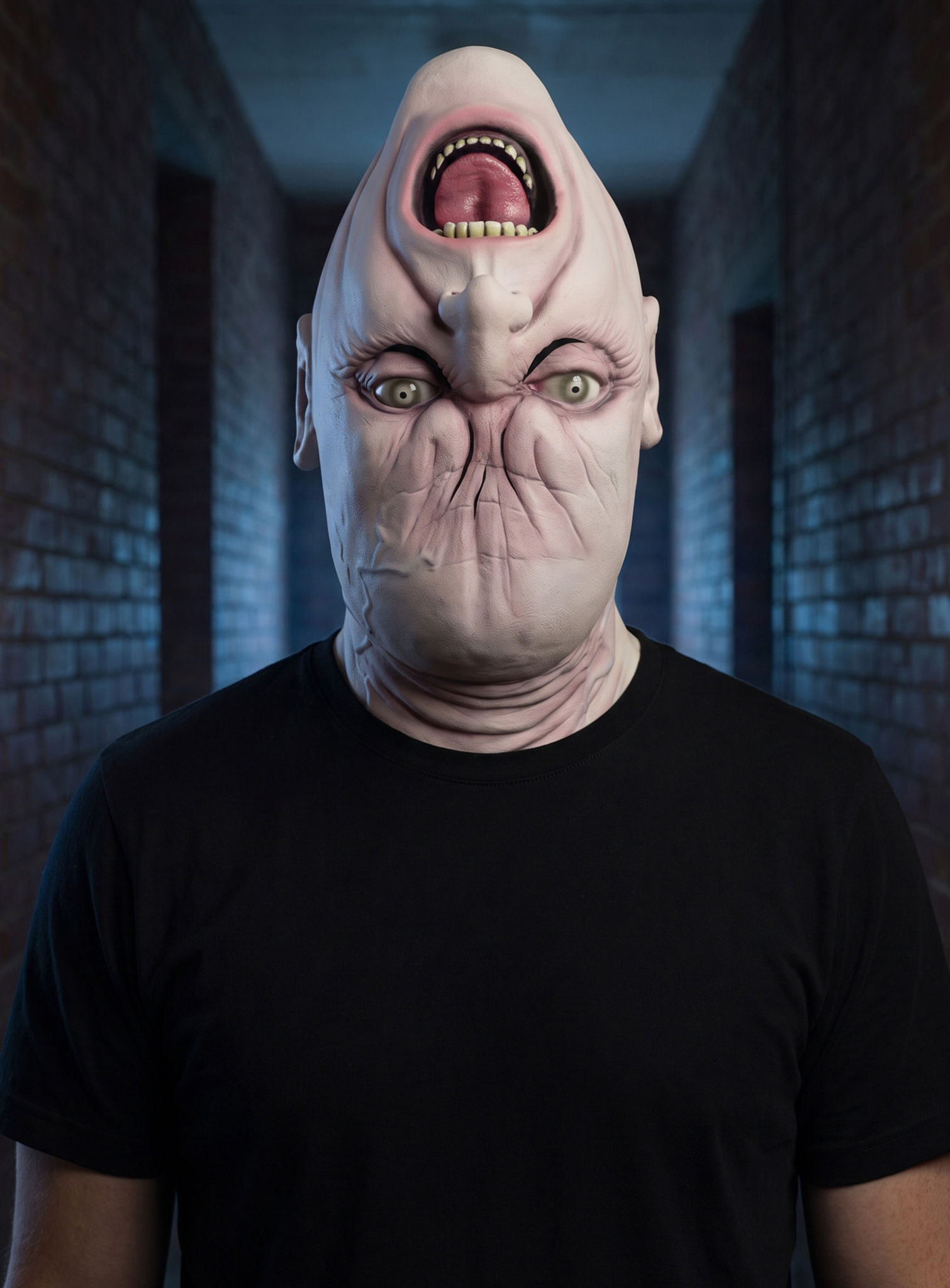 Death Studios Upside Down Maske aus Latex