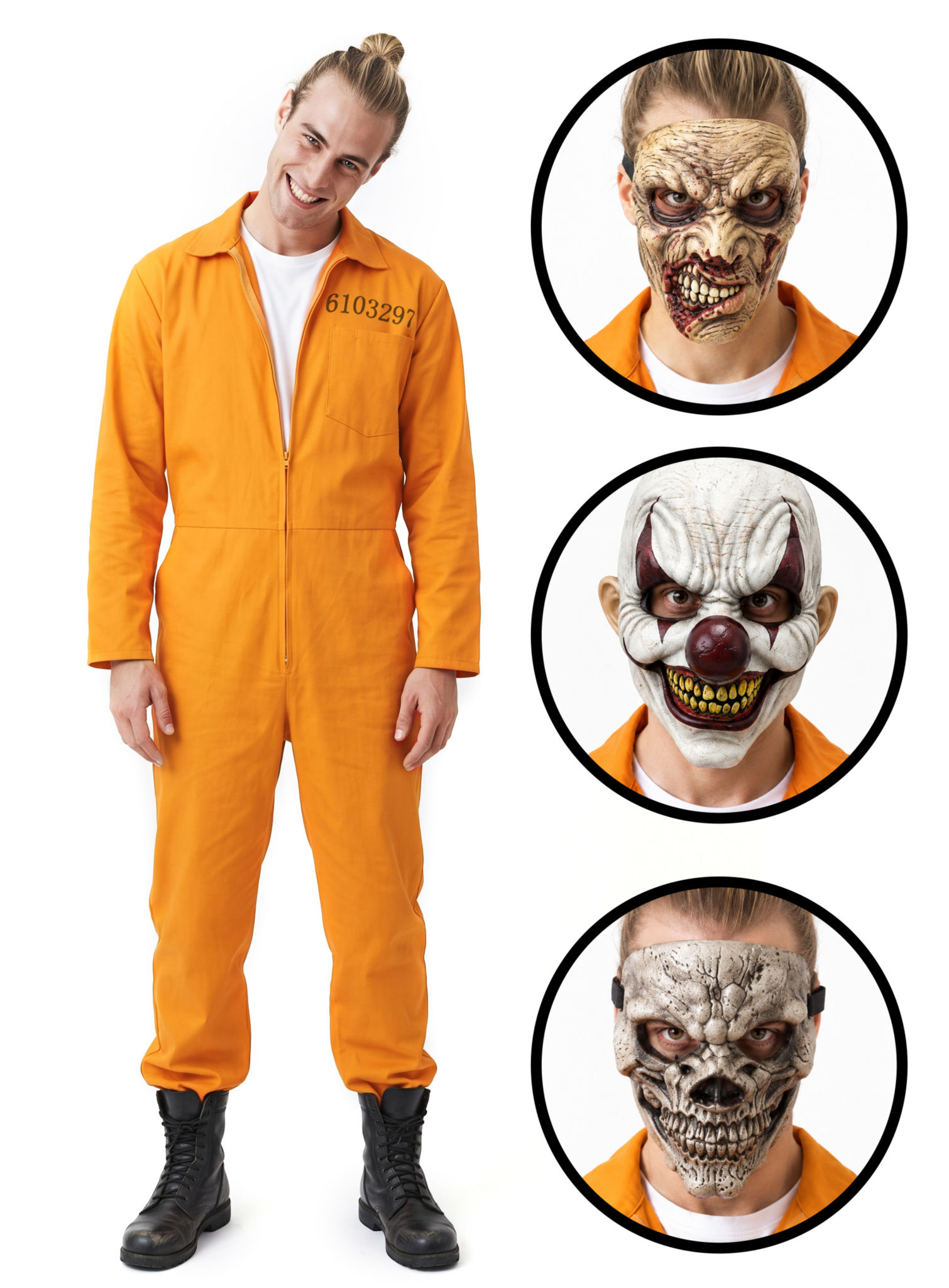 Killer Häftling Kostüm