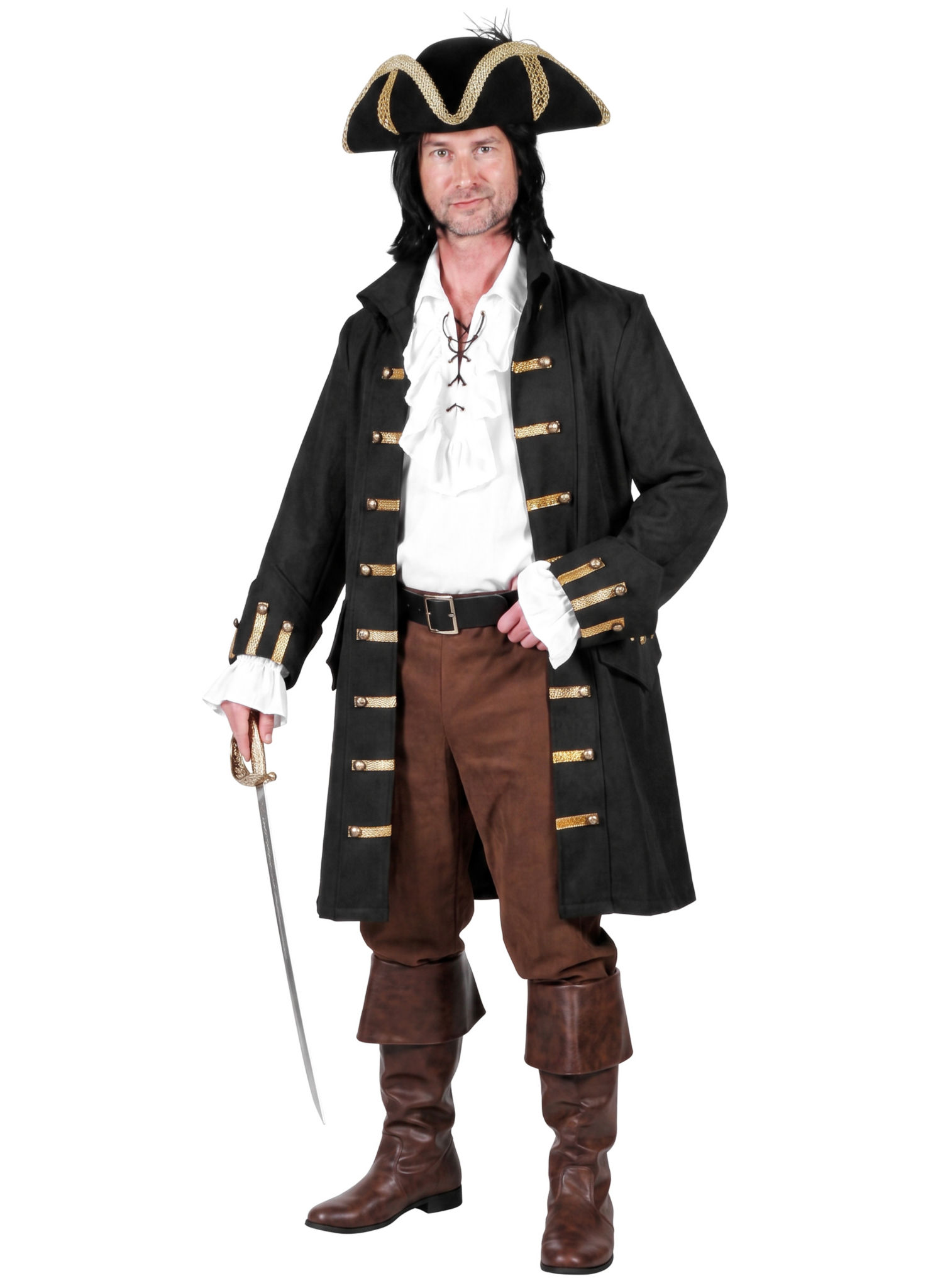 Herren Piratenjacke