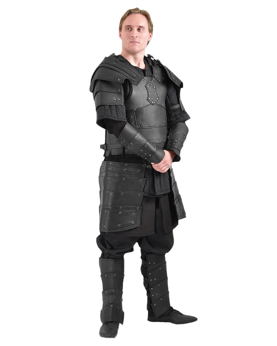 Beintaschen - Kämpfer, schwarz