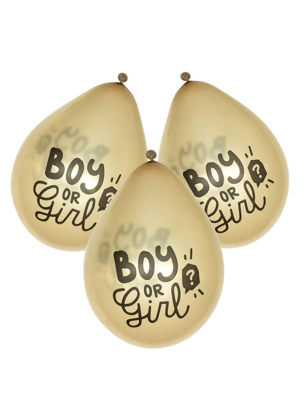 Boy or Girl Luftballons 6 Stück