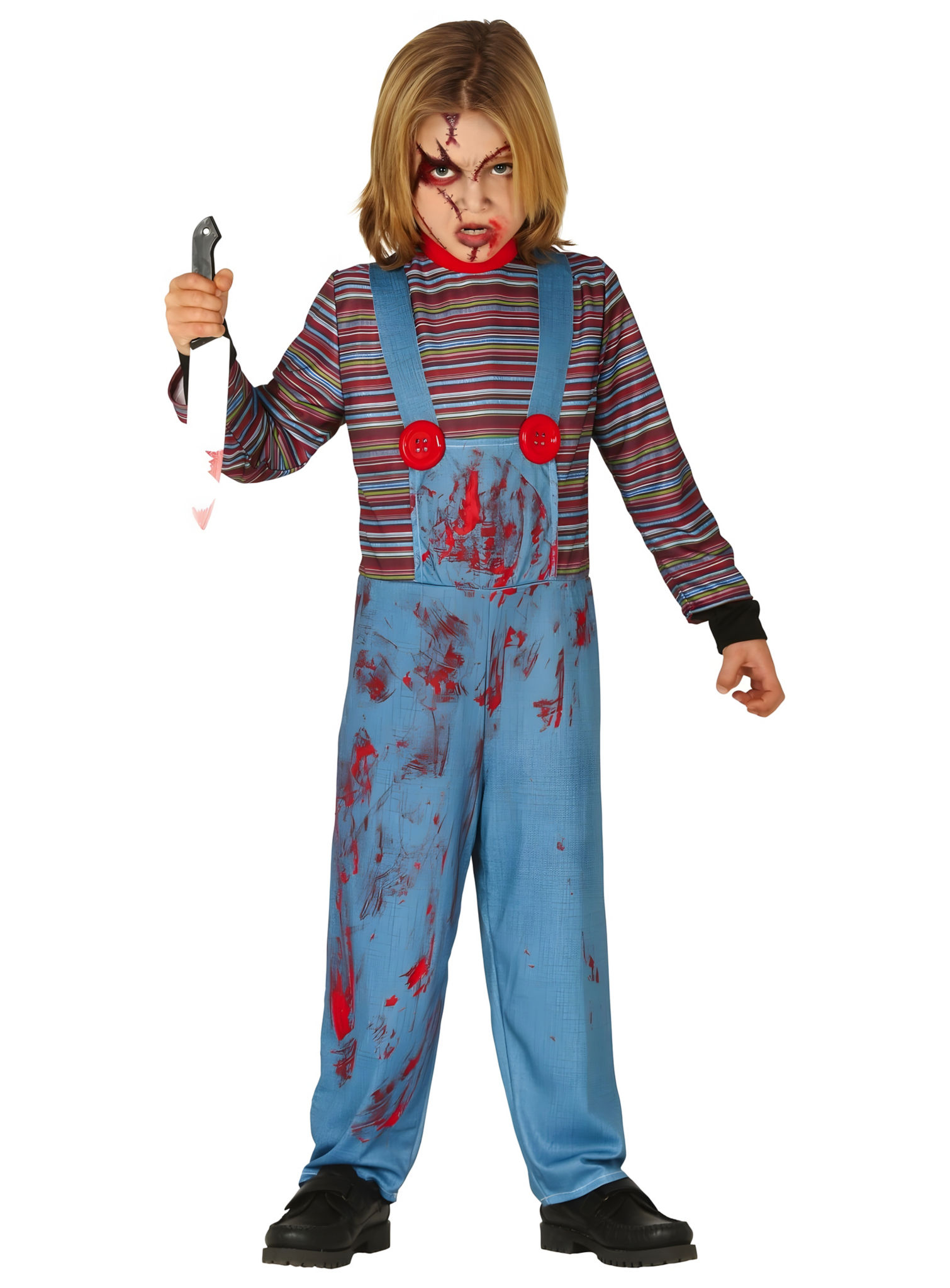 Mörderpuppe Chucky Kostüm für Kinder