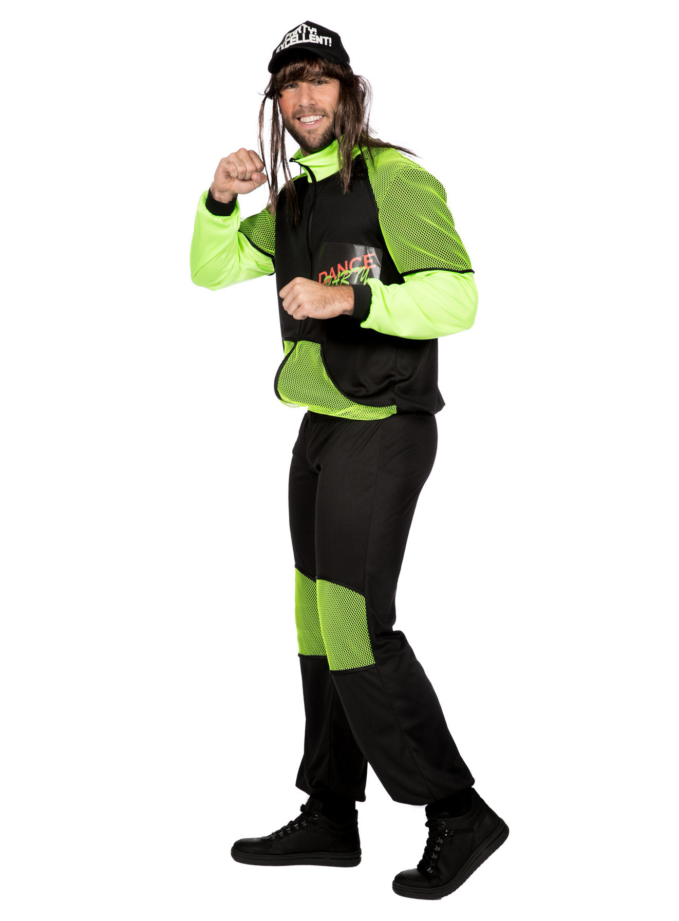 Raver Trainingsanzug neon-grün