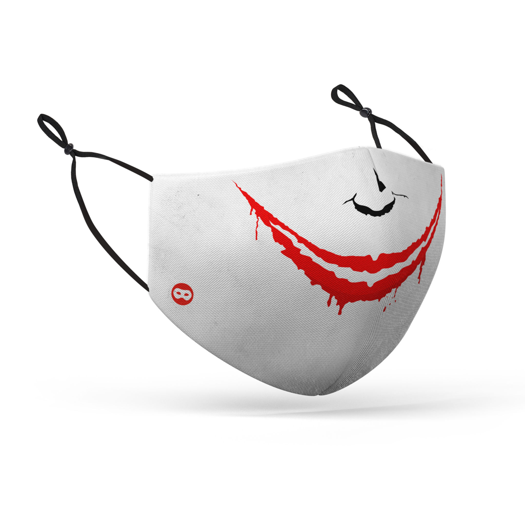 Stoffen masker Horror-Clown Why So Serious?