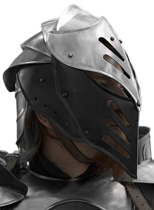 Fantasy Helm - Schwarzes Eis