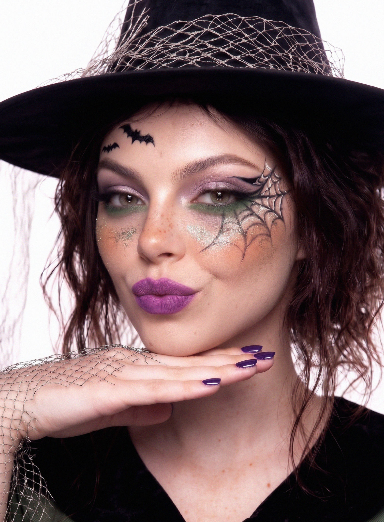 Hexen Make-up Set Schöne Hexe