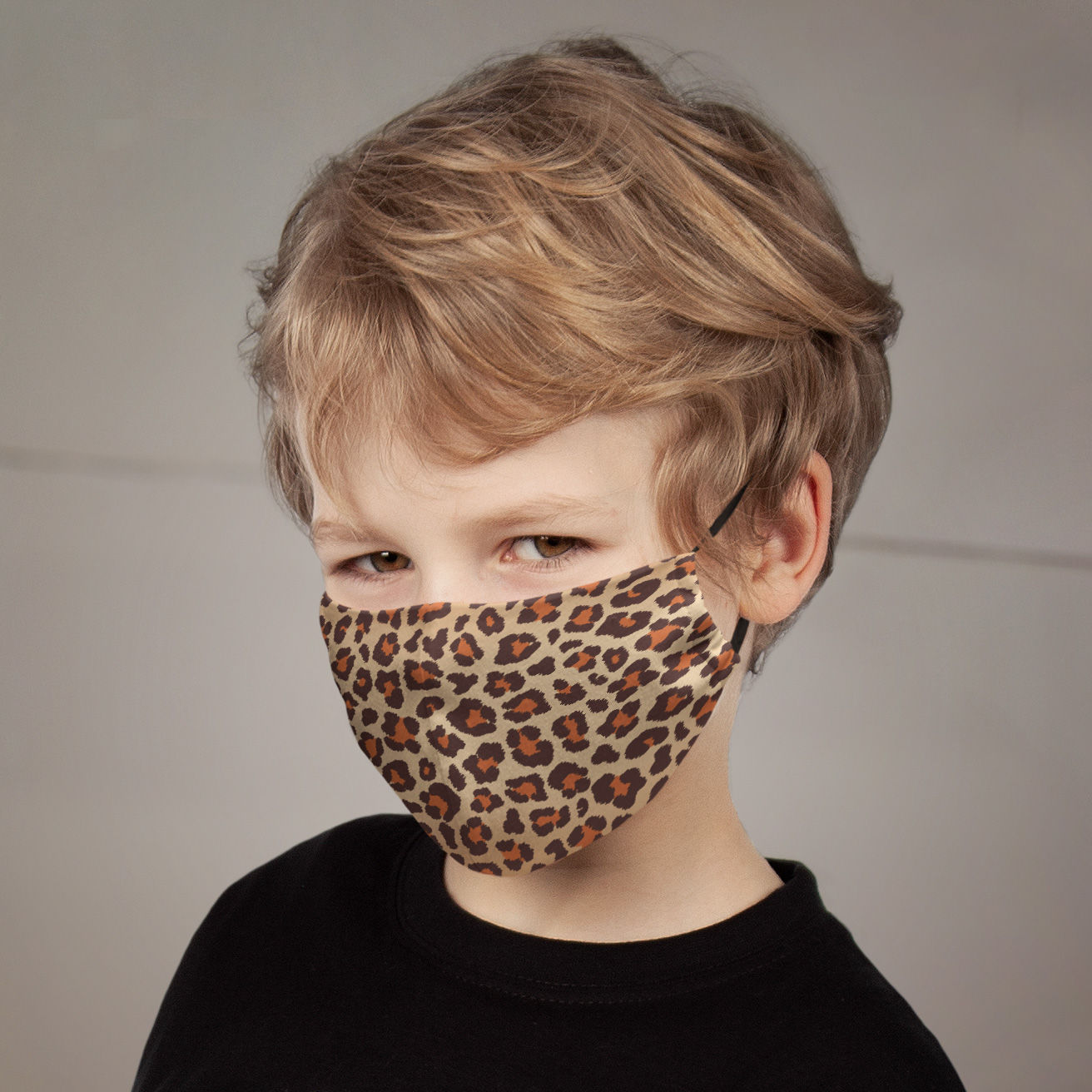 Stoffmaske Leopard