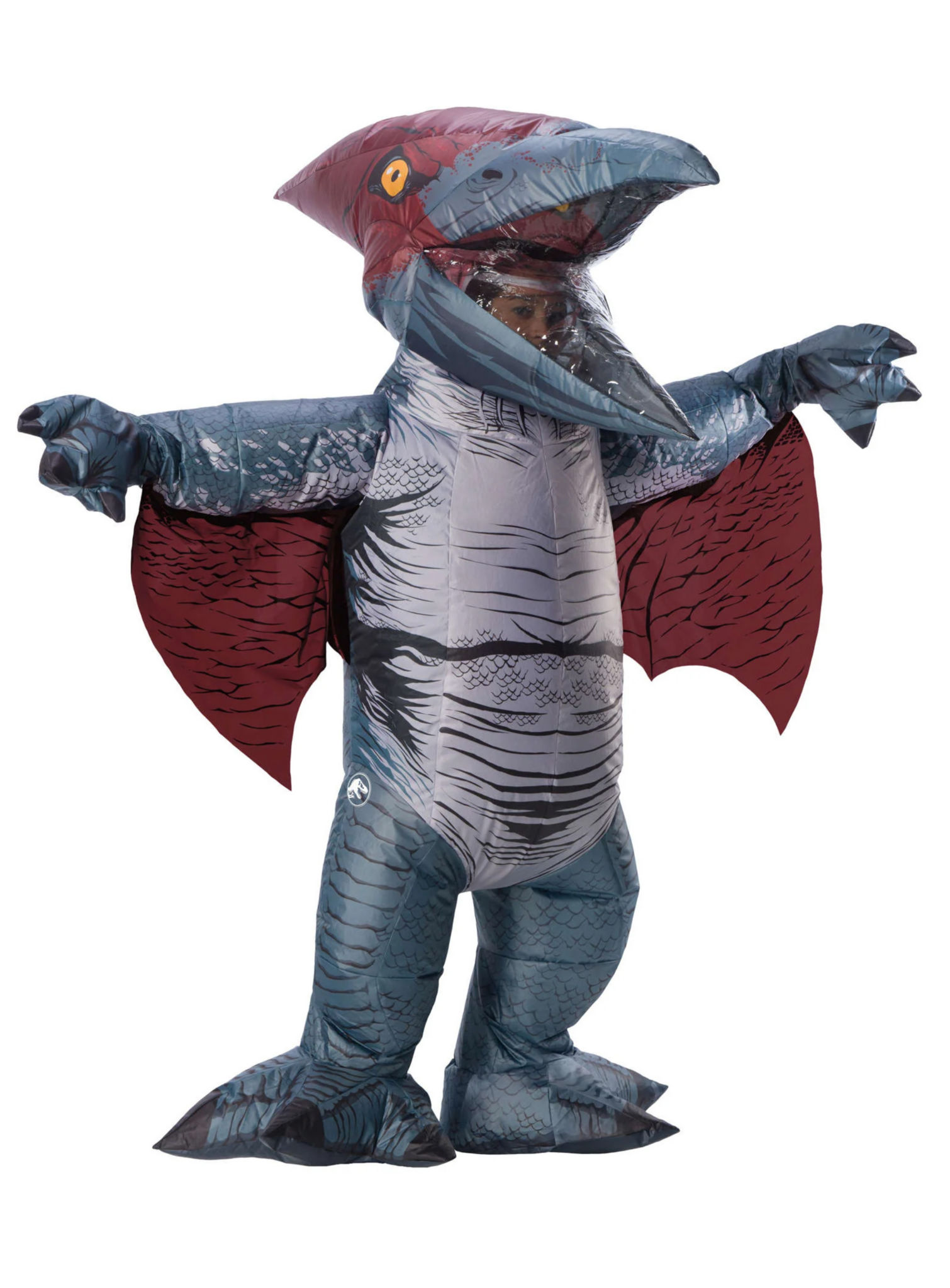 Jurassic World – opblaasbaar pteranodon-vliegend-dinosaurus-kostuum