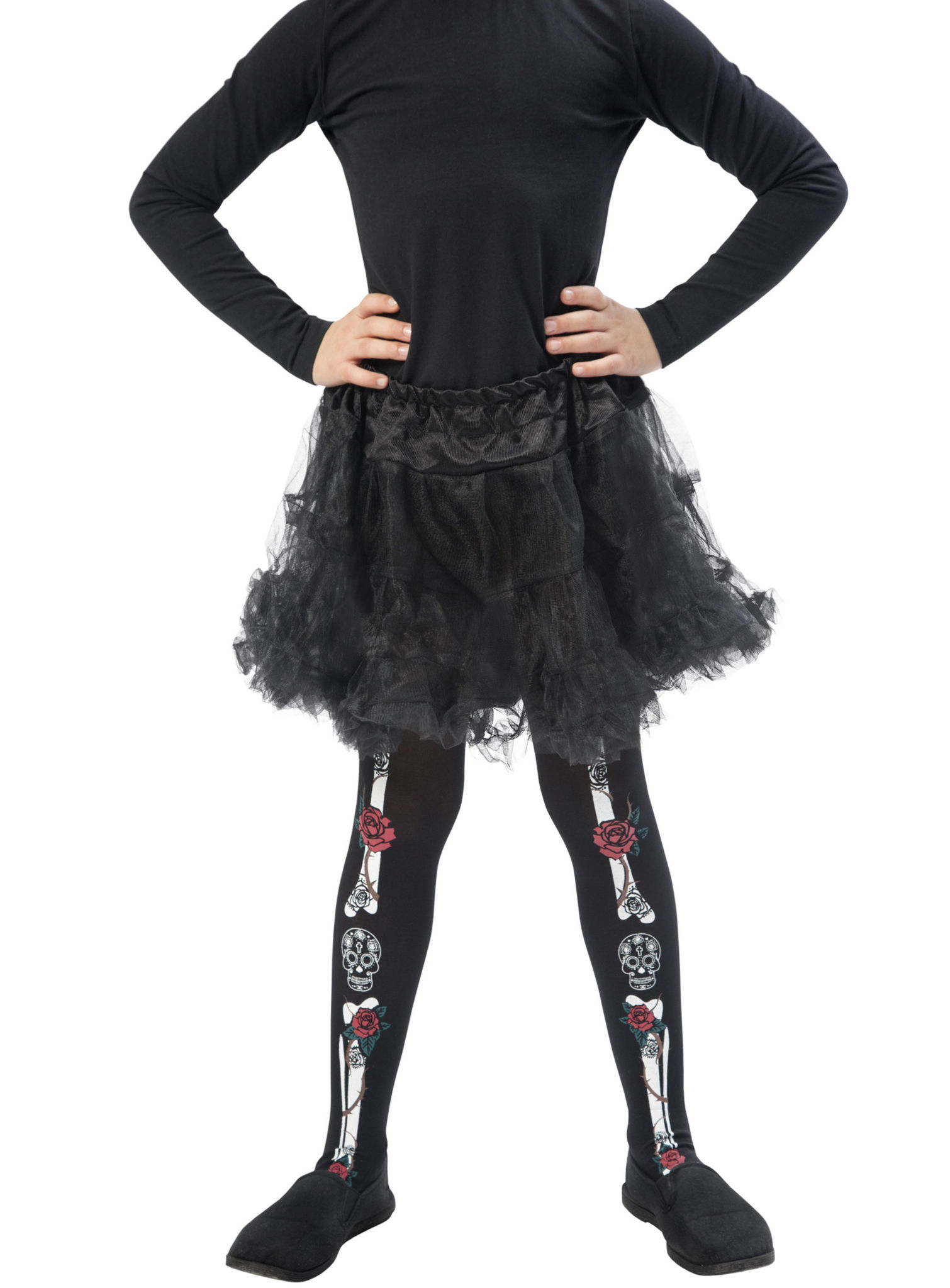 Dia de los Muertos Strumpfhose für Kinder