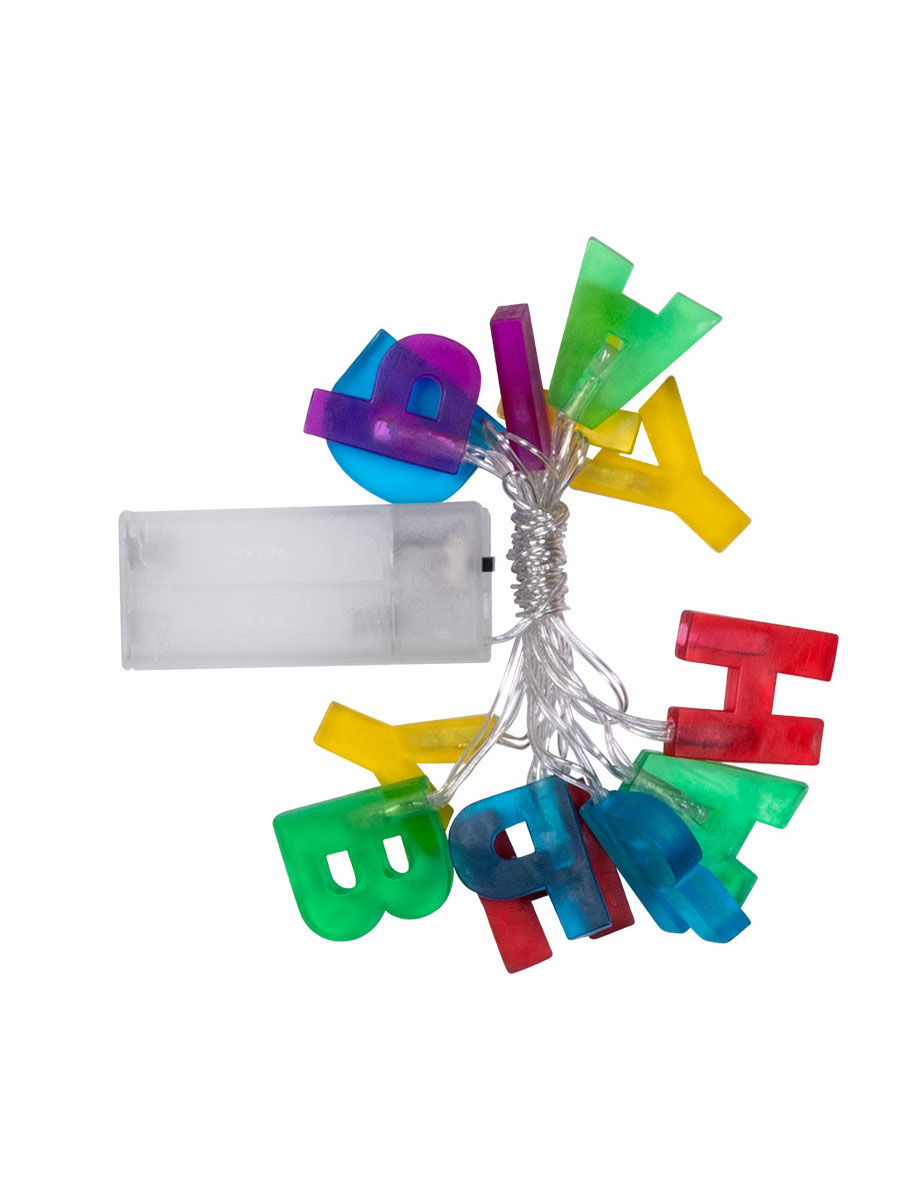 Lichterkette Happy Birthday 160 cm