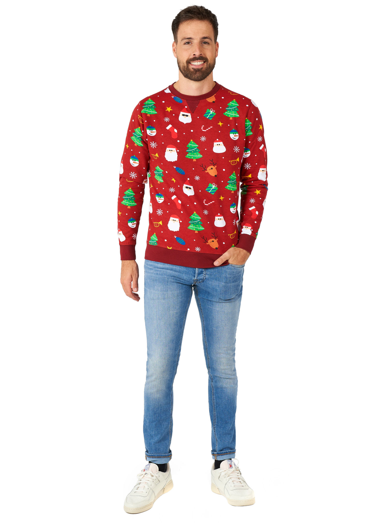 OppoSuits Festivity Red Pullover