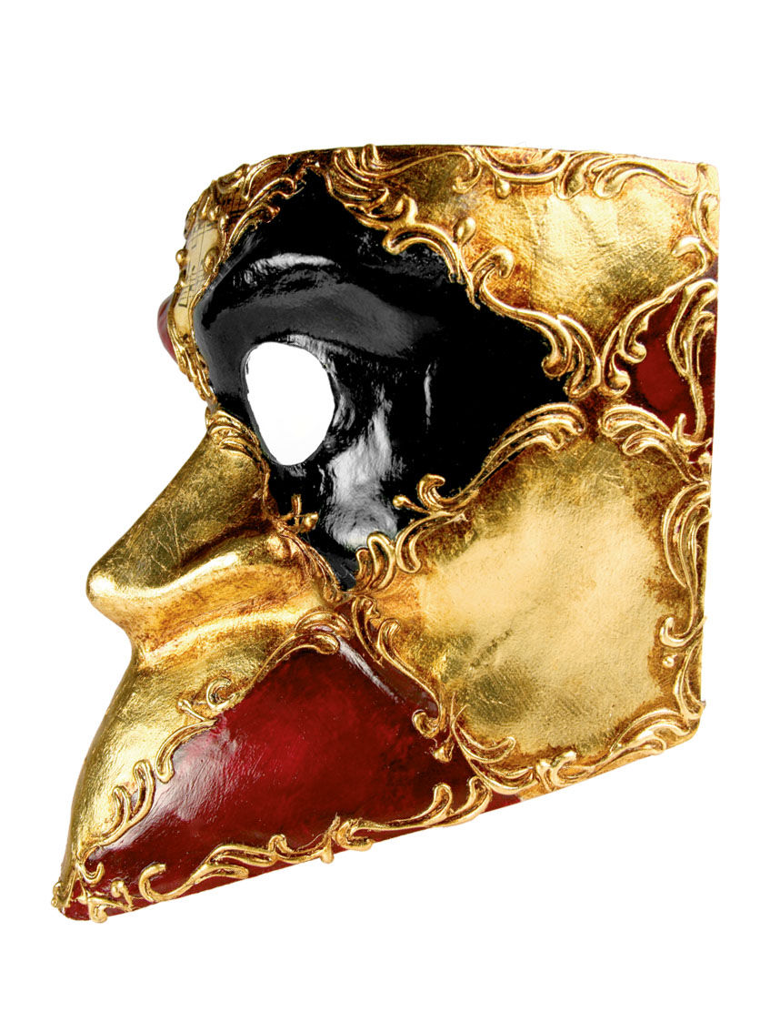 Bauta scacchi colore musica - Venezianische Maske