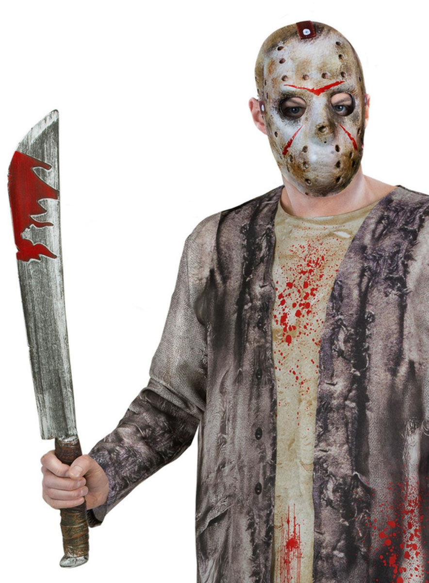 Jason Vorhees Maske & Machete