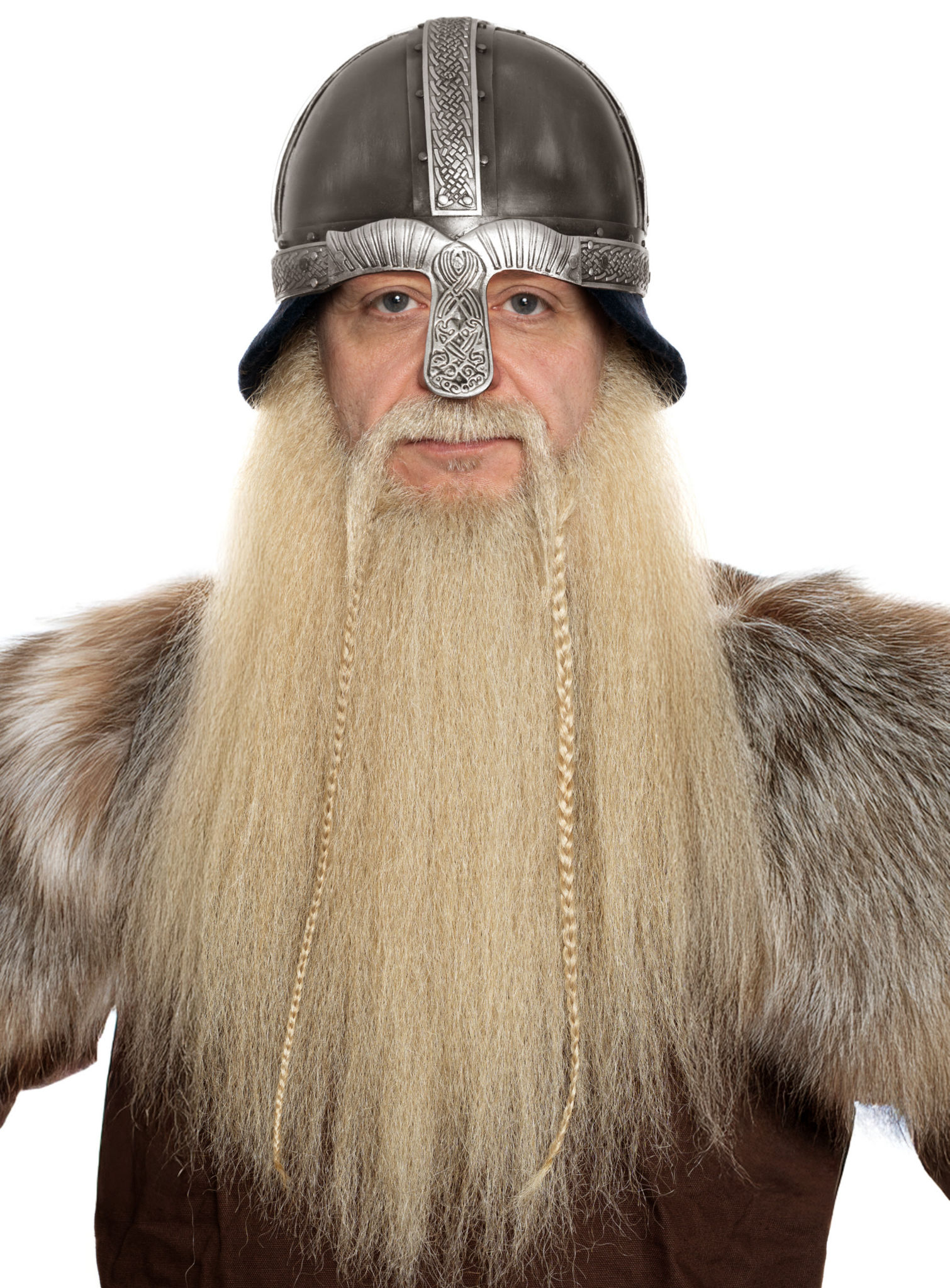 Bartset Wikinger mit Vollbart und Schnurrbart