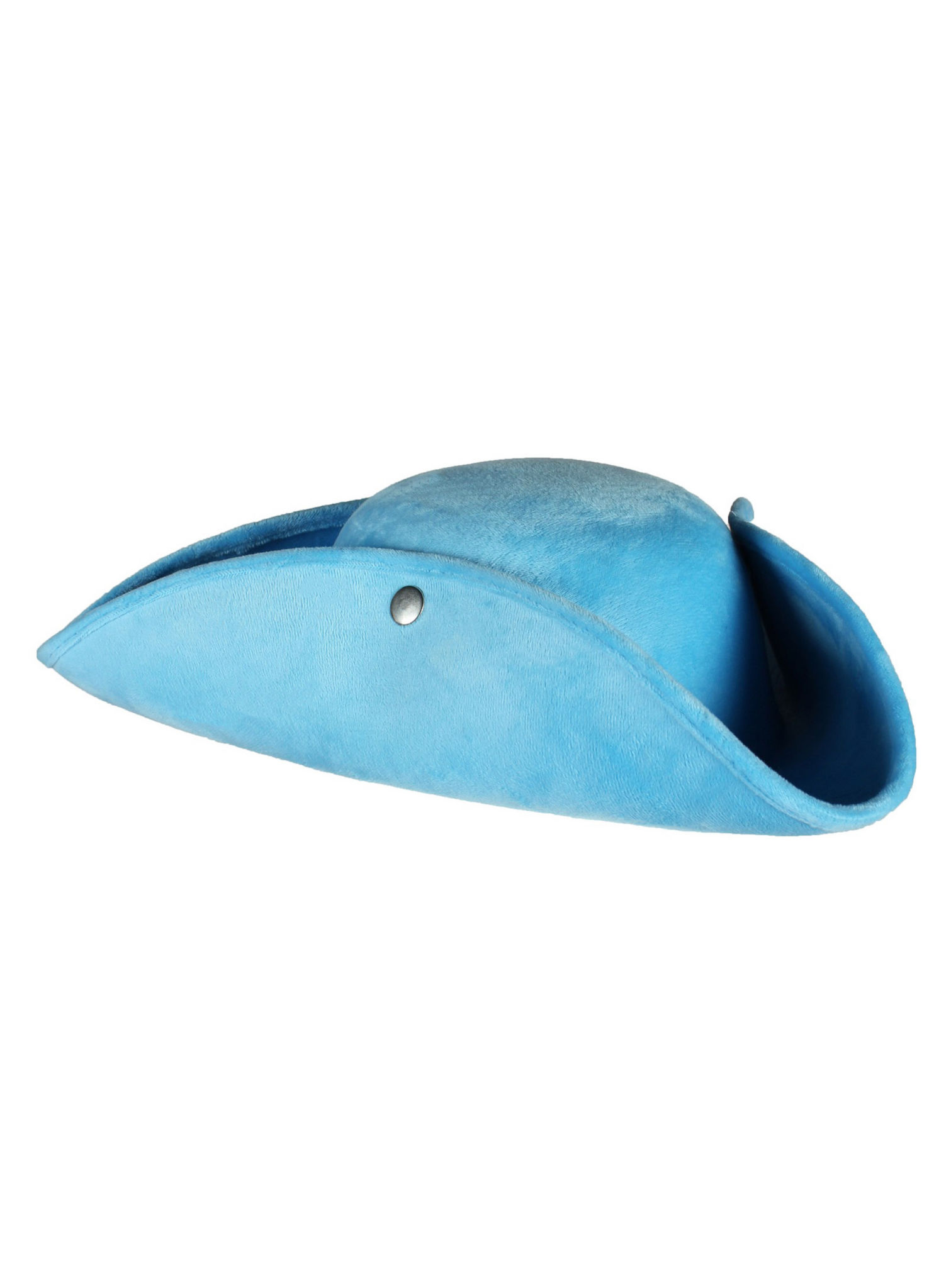 Eenvoudige piraten driekante steek neon-blauw