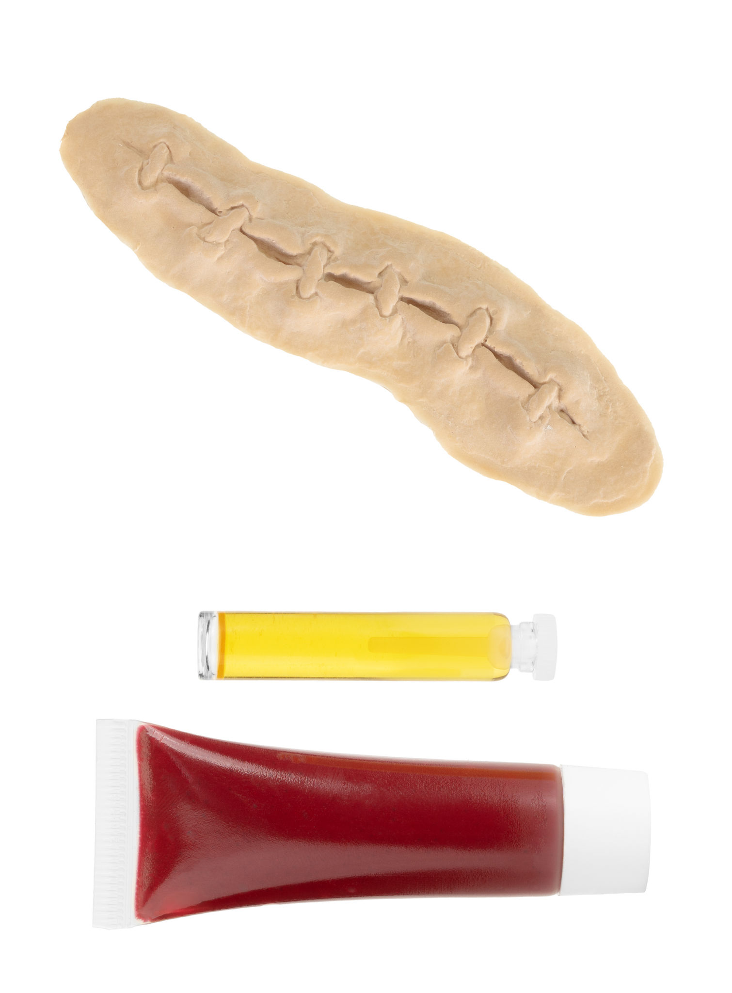 Grob Genäht Wunde aus Latex