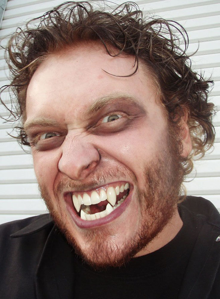 Werwolf Zähne (4 Stück)