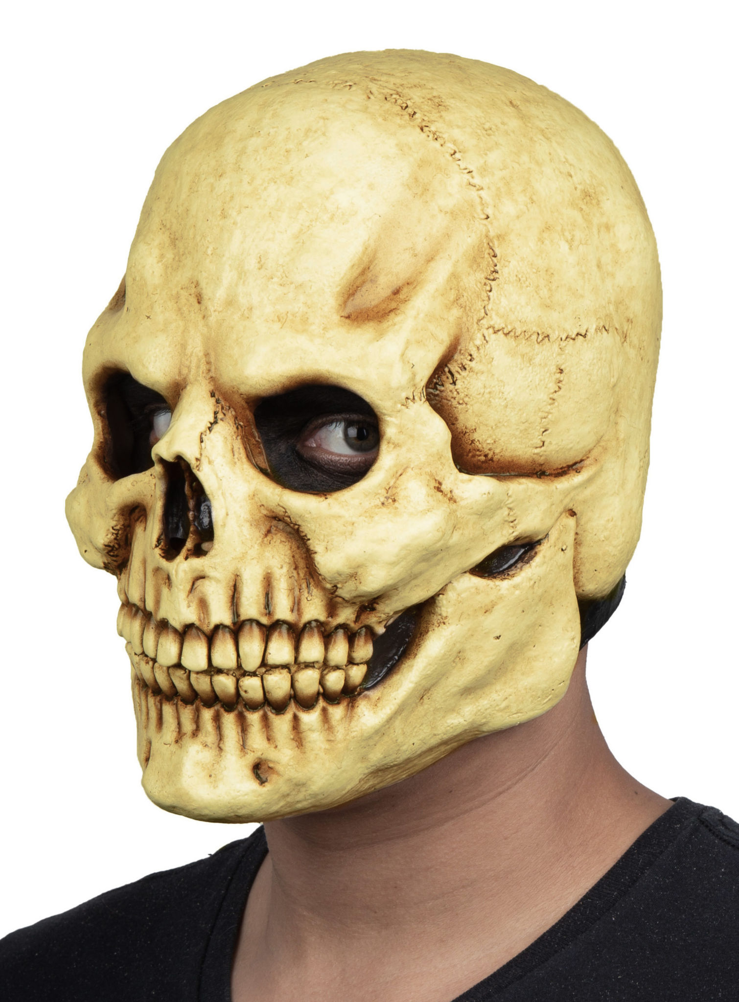 Totenkopf Maske des Grauens aus Latex