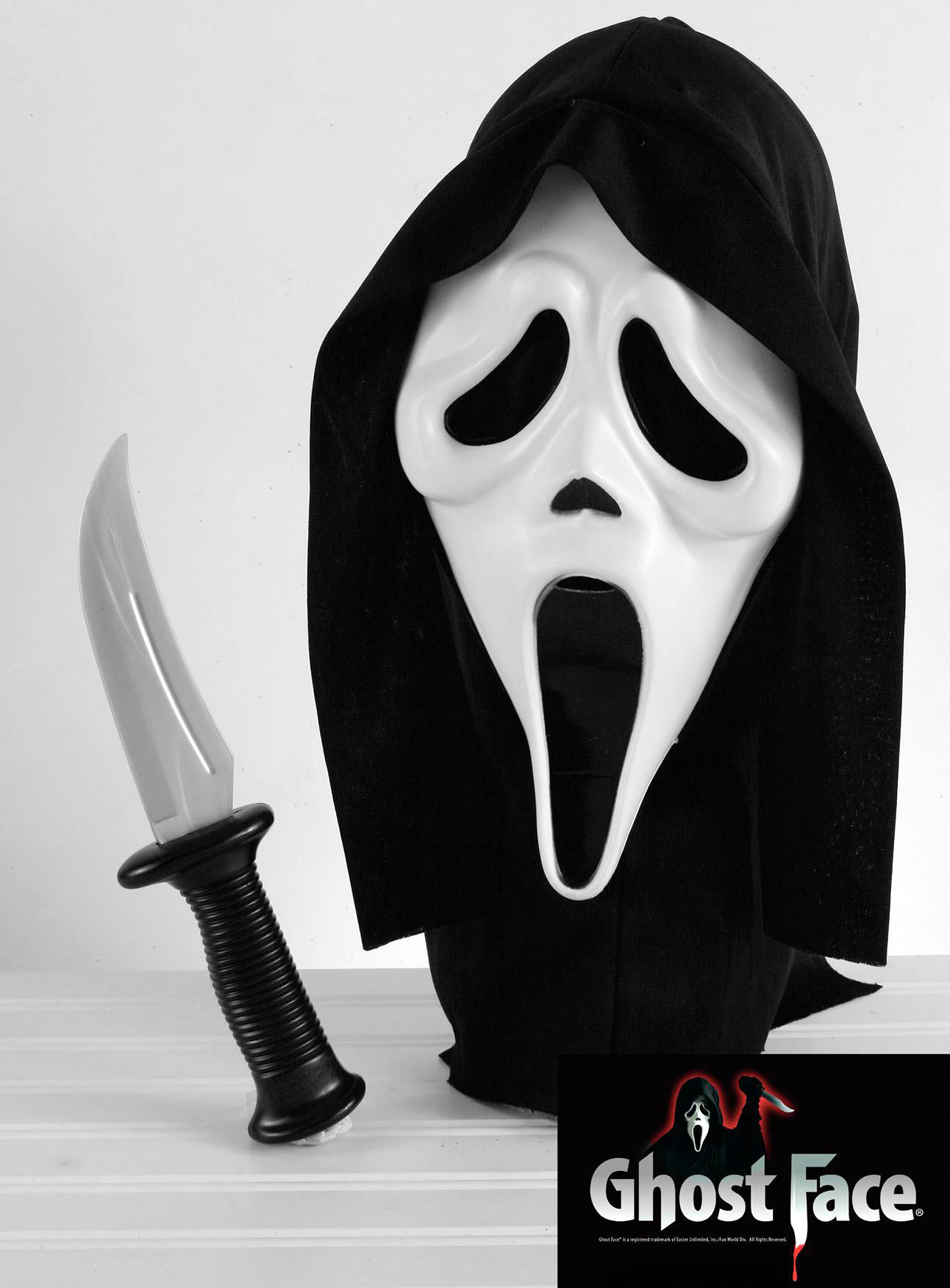 Scream - Ghostface Maske & Messer