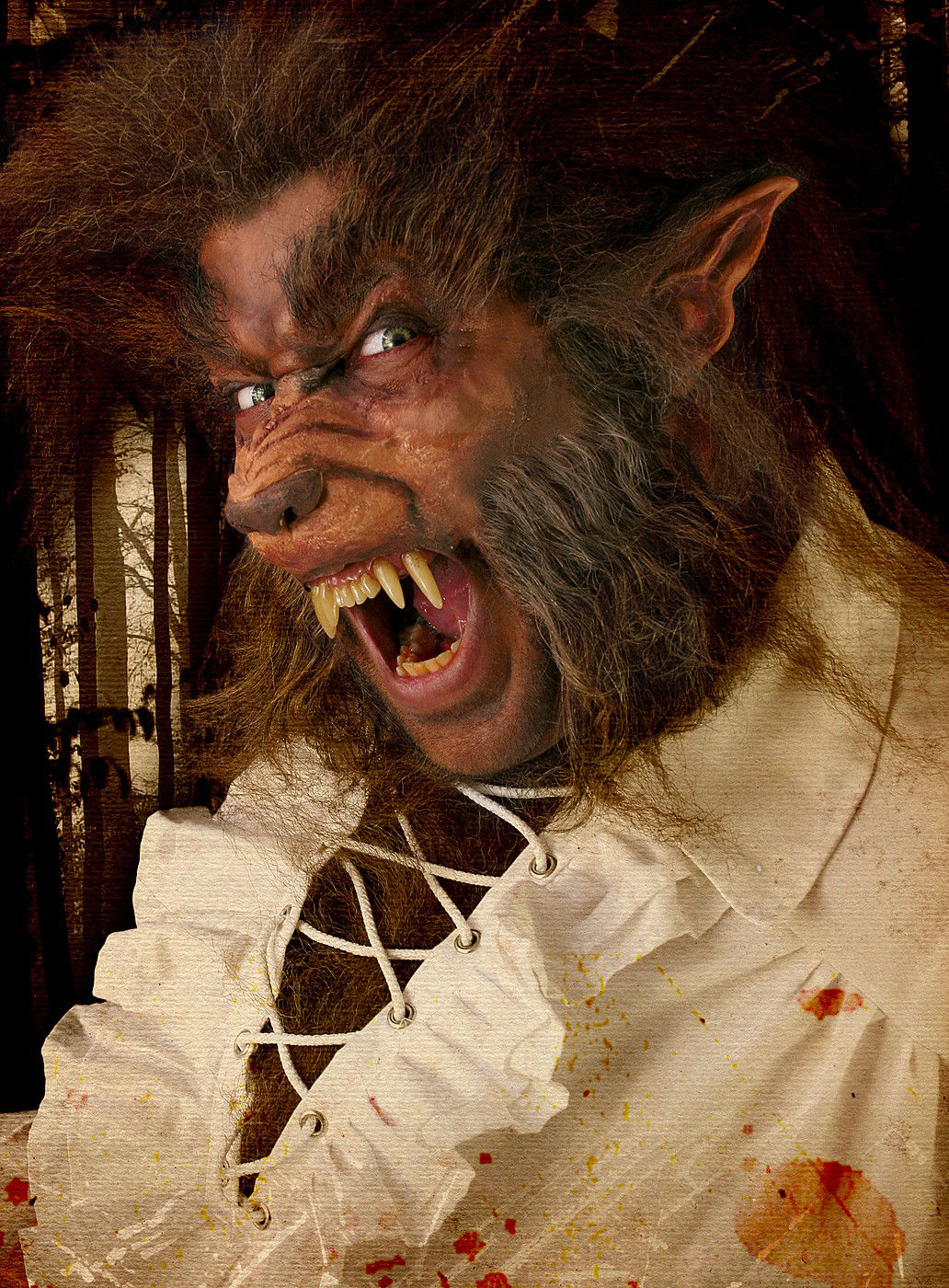 Make-up Set Hipster Werwolf