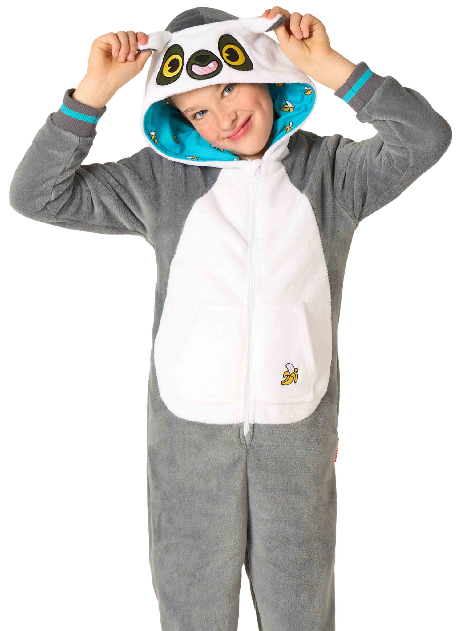 OppoSuits Lemur Onesie voor kinderen