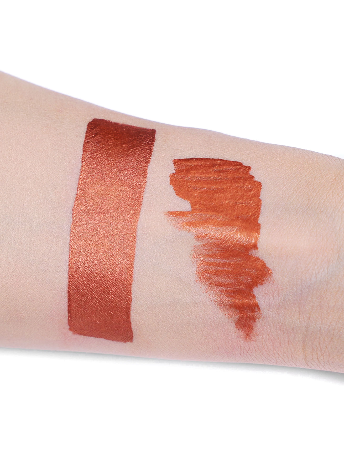 aqua make-up Kupfer metallic Wasserschminke