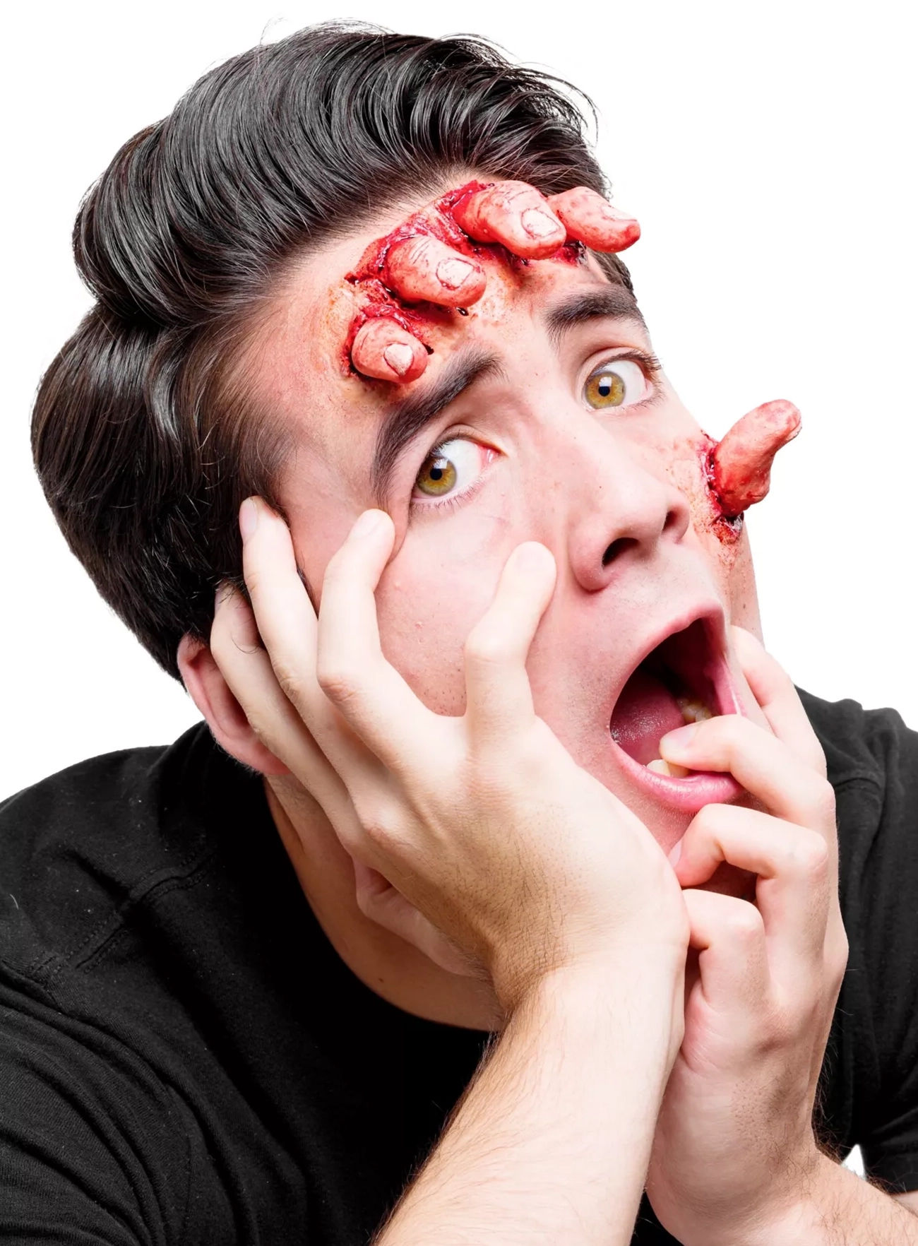 Facefingers Latexapplikation