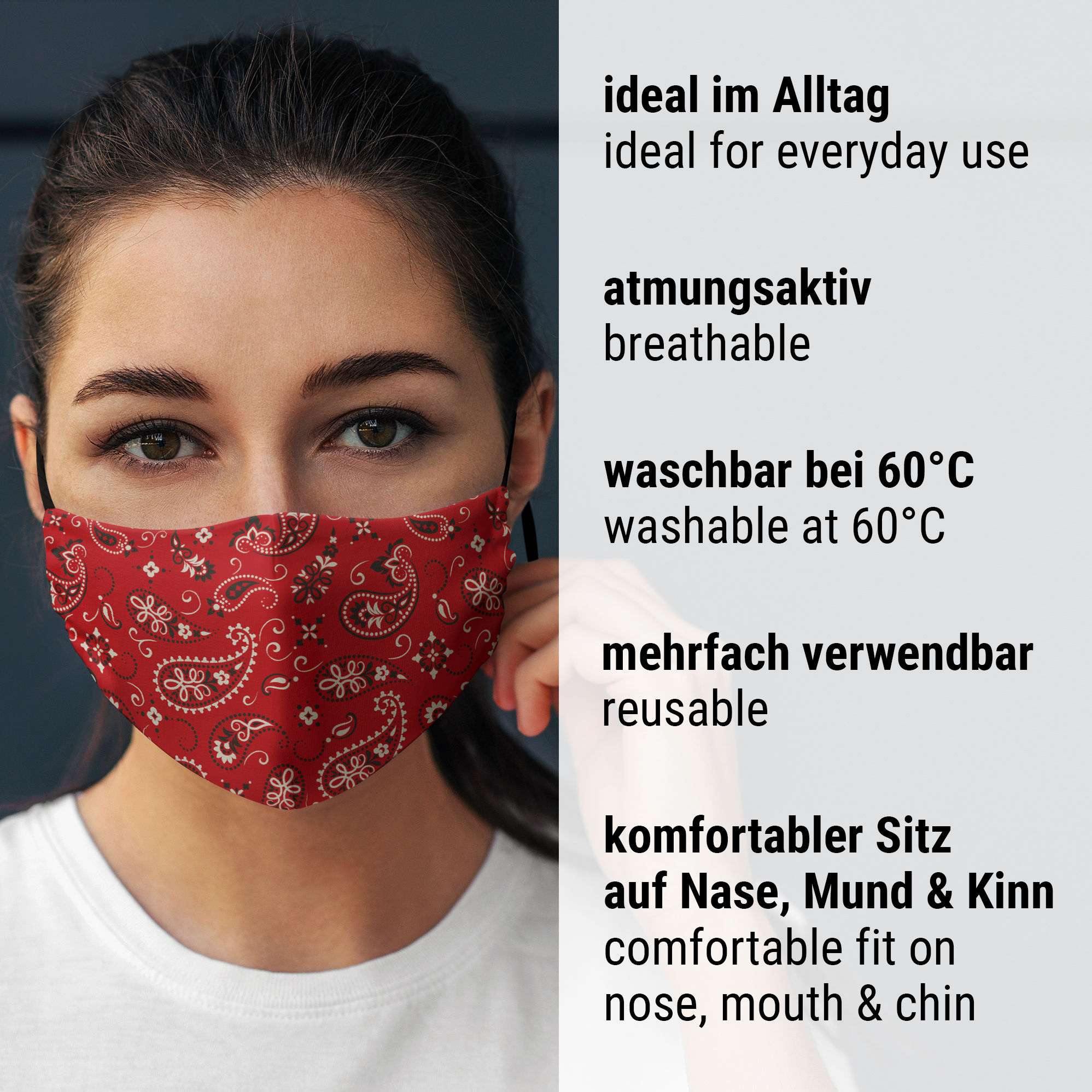 Stoffmaske Bandana