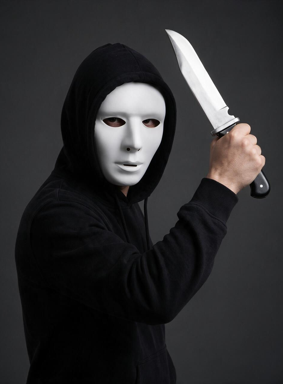 Neutralmaske Kopf Mann