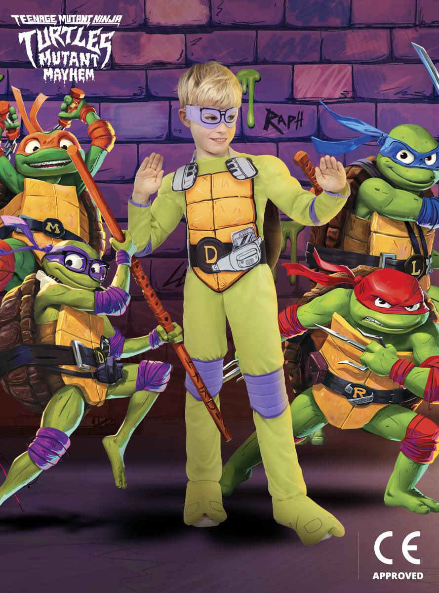 Teenage Mutant Ninja Turtles – Donatello Kostüm für Kinder
