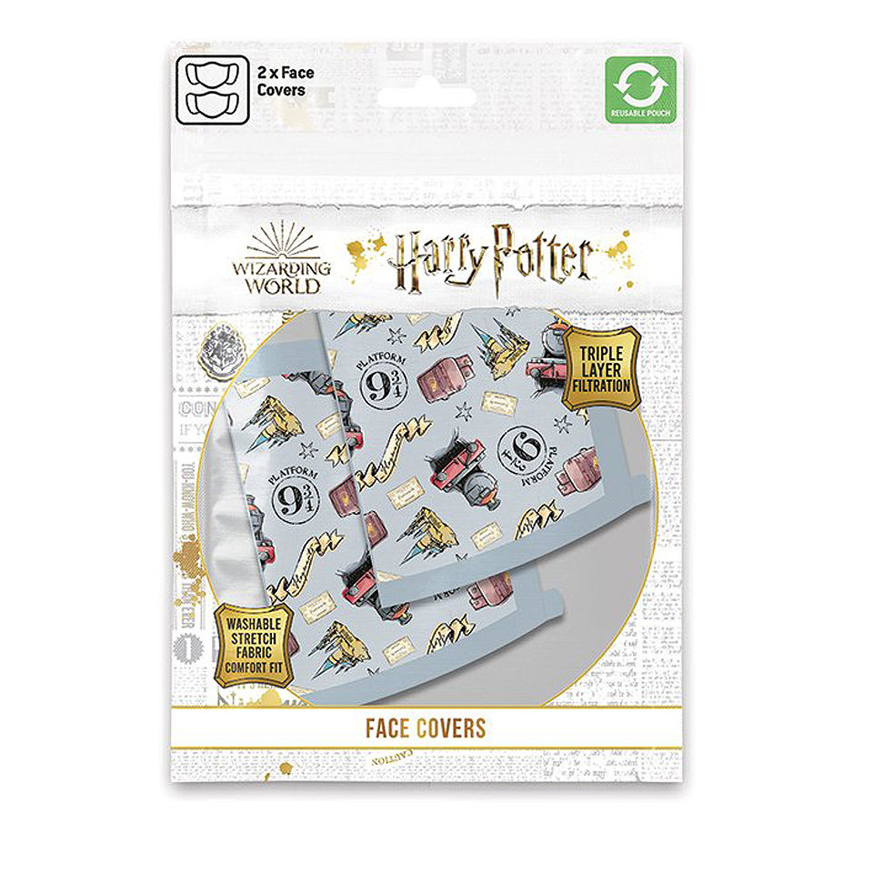 Harry Potter - Hogwarts Express Stoffen Maskers Dubbelpak
