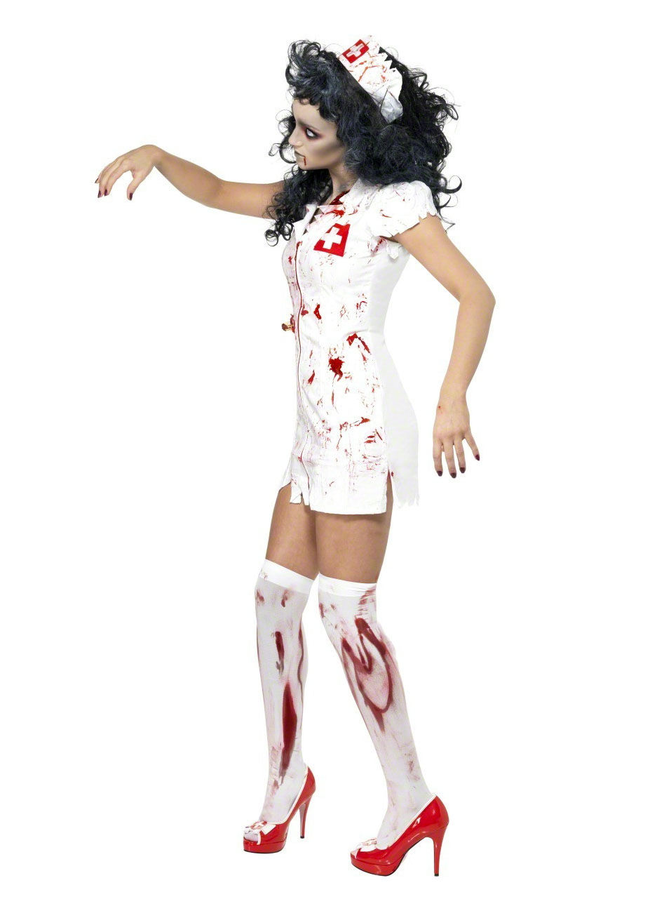 Zombie Sanitäterin Kostüm