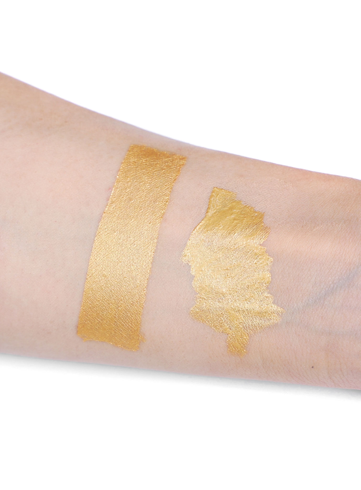 aqua make-up gold metallic Wasserschminke