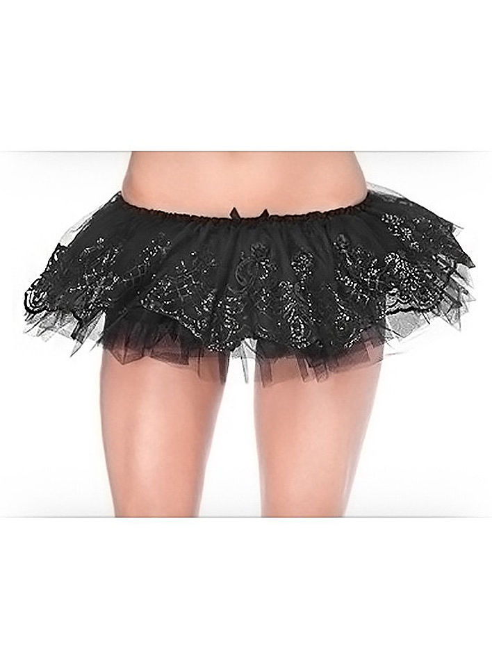Glitter Tutu schwarz
