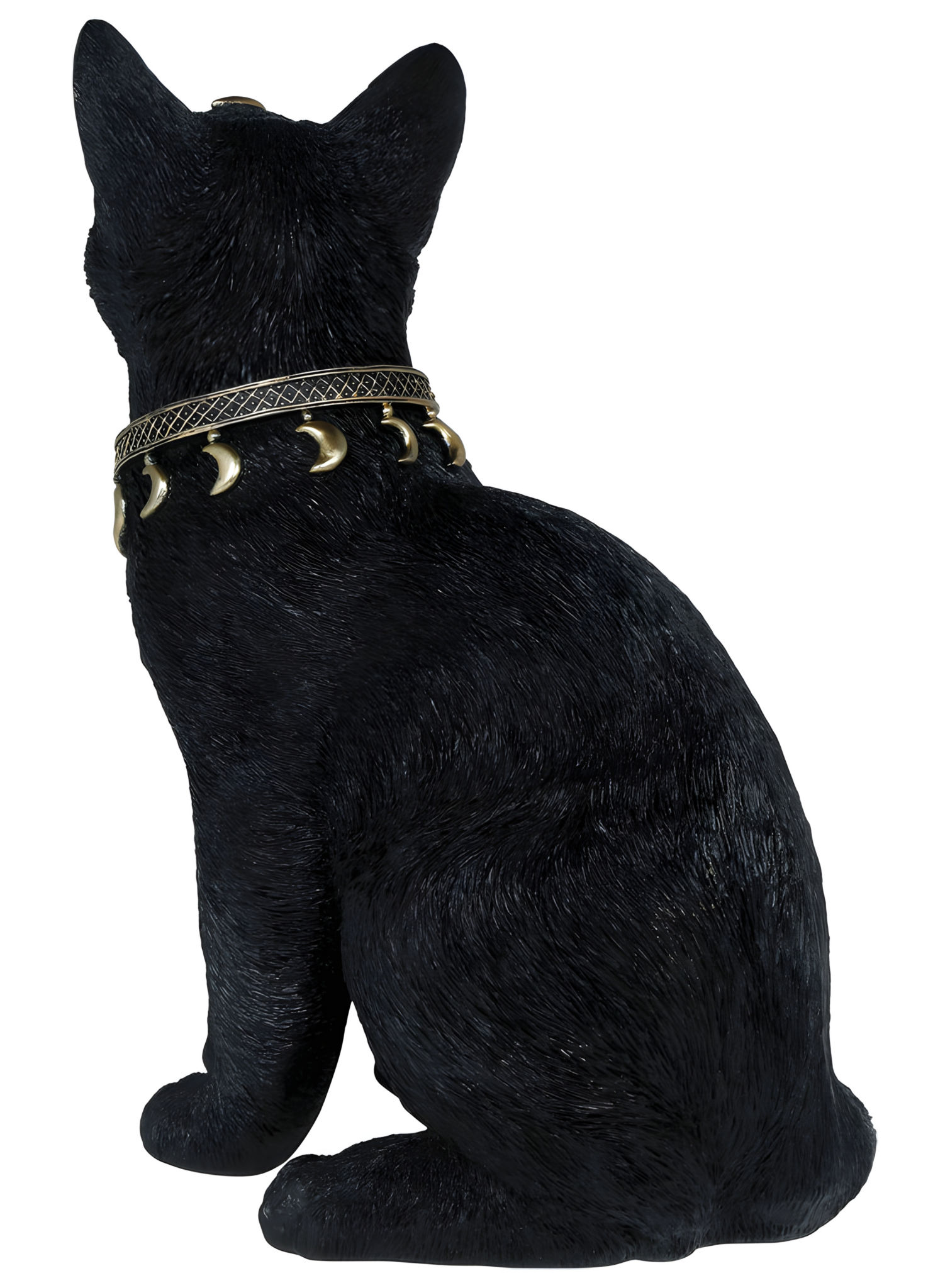 Mystische schwarze Katze – Halloweendeko 28 x 23 cm