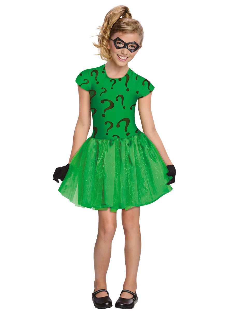 Batman The Riddler Kostümkleid für Mädchen