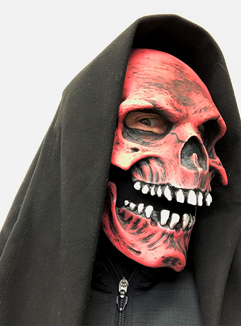 Maske des Roten Todes aus Latex