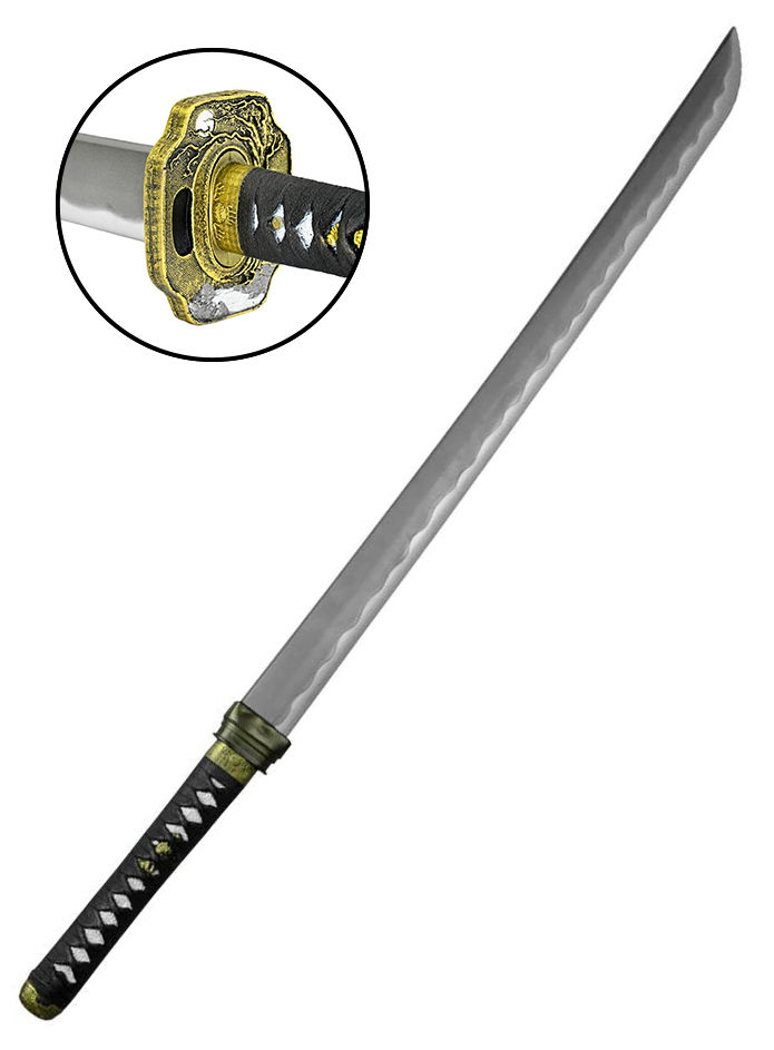 Wakizashi - Musashi Met Stootplaat Bonsai Schuimwapen
