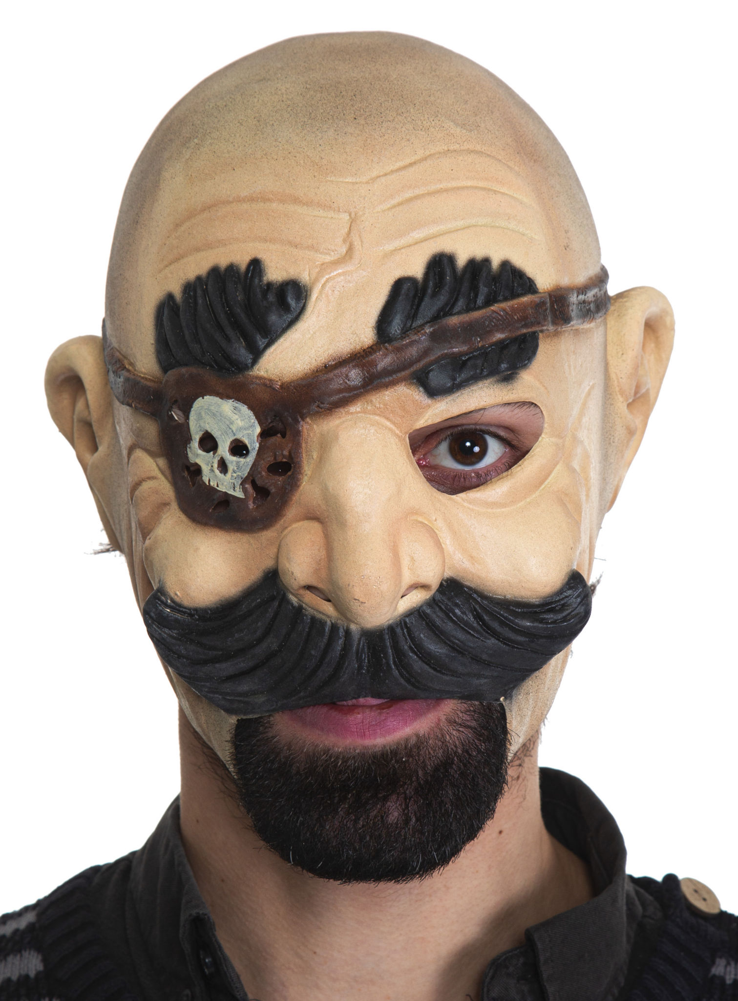 Captain Kahlkopf kinnlose Maske
