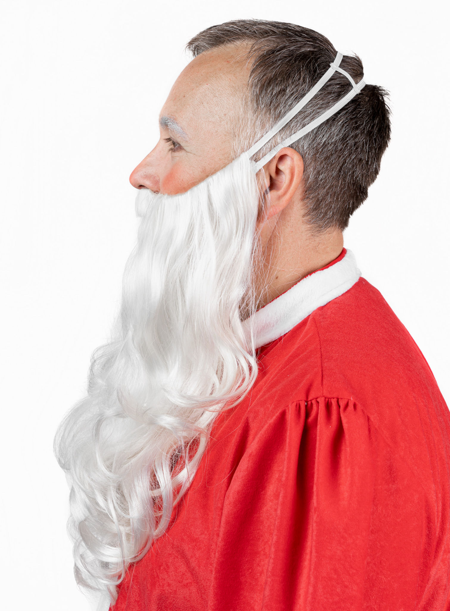 Weihnachtsmannbart & Perücke