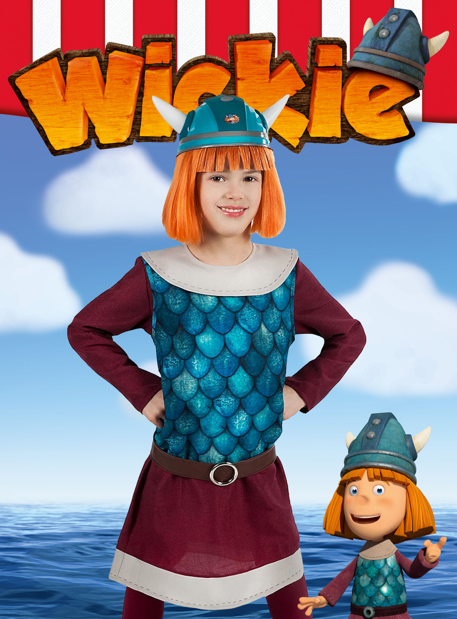 Wickie Kostüm für Kinder