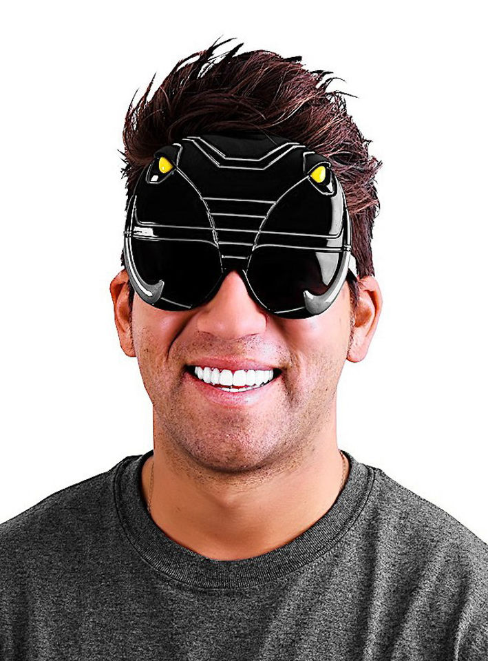 Sun Staches Schwarzer Power Ranger Partybrille