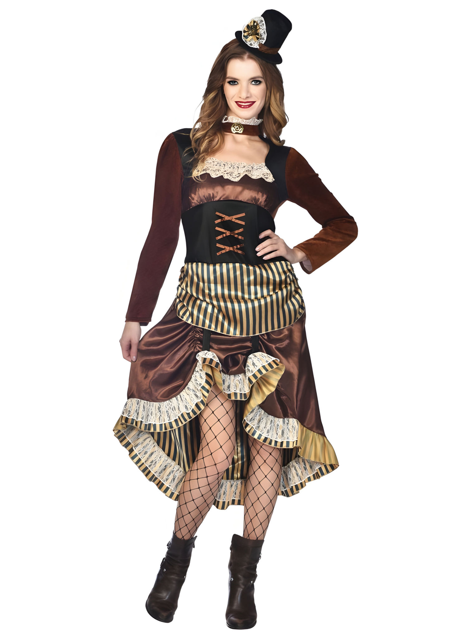 Steampunk Lady Izzy Damenkostüm