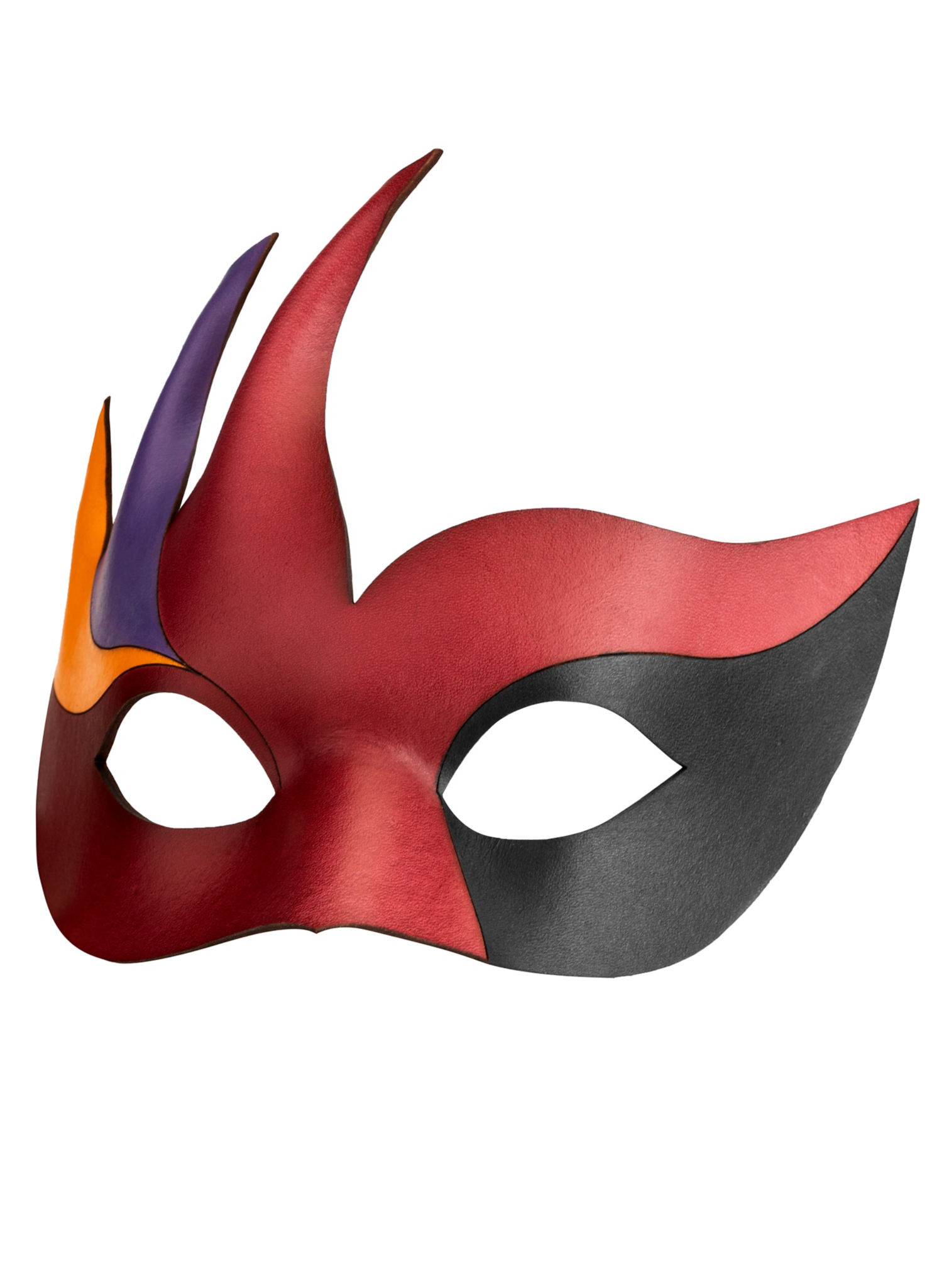 Colombina Cigno Venezianische Ledermaske