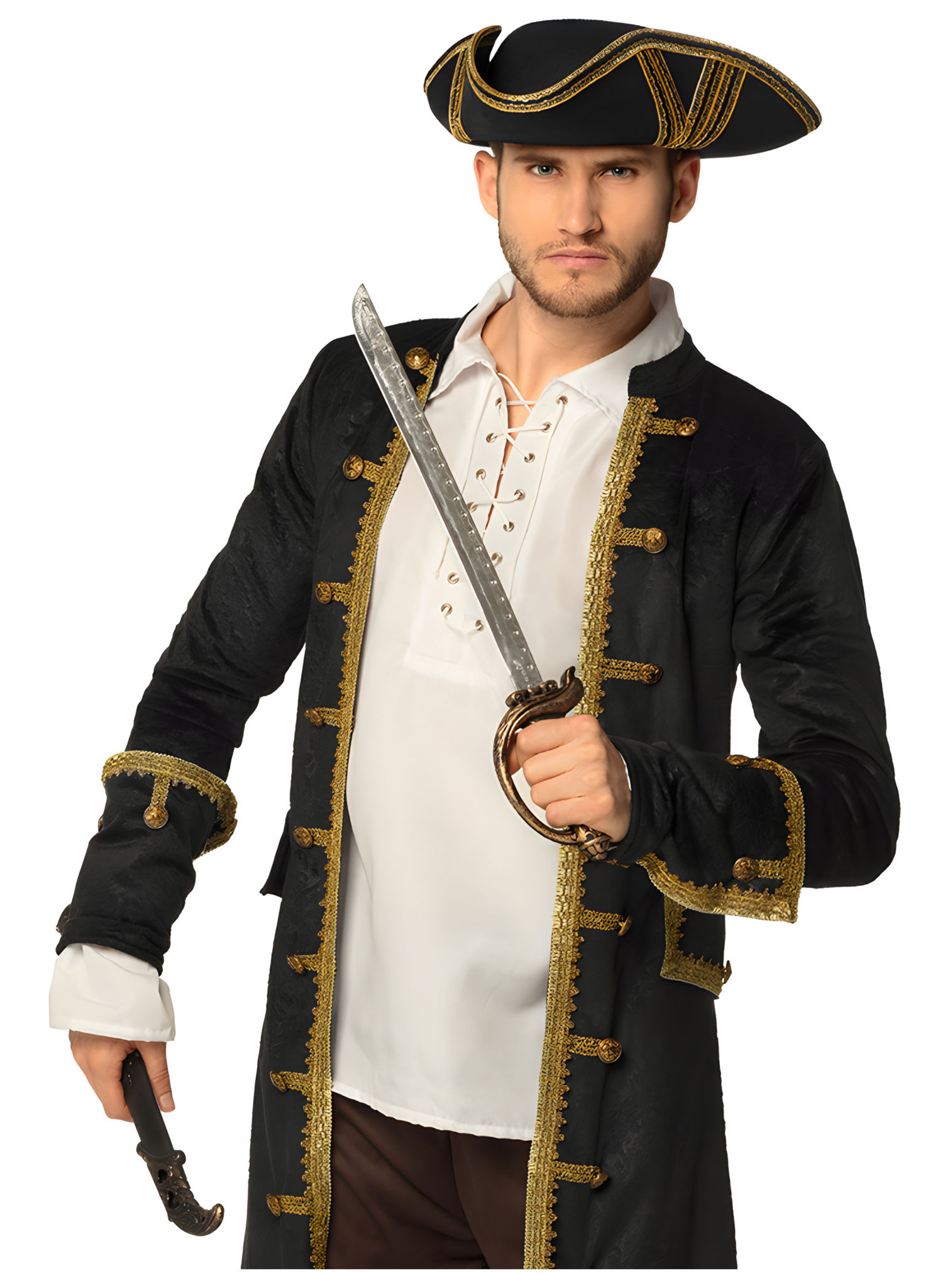 Piratenzwaard 52 cm met schede
