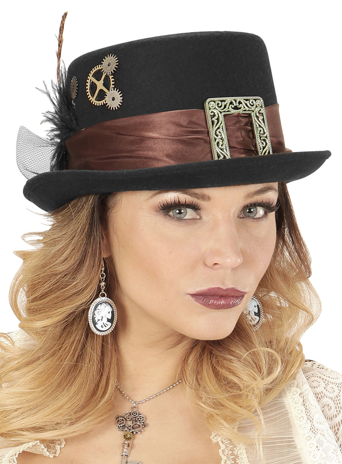 Niedriger Steampunk Zylinder