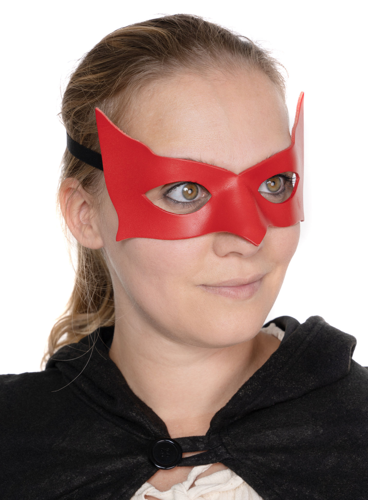 Colombina Incognito rot Venezianische Ledermaske