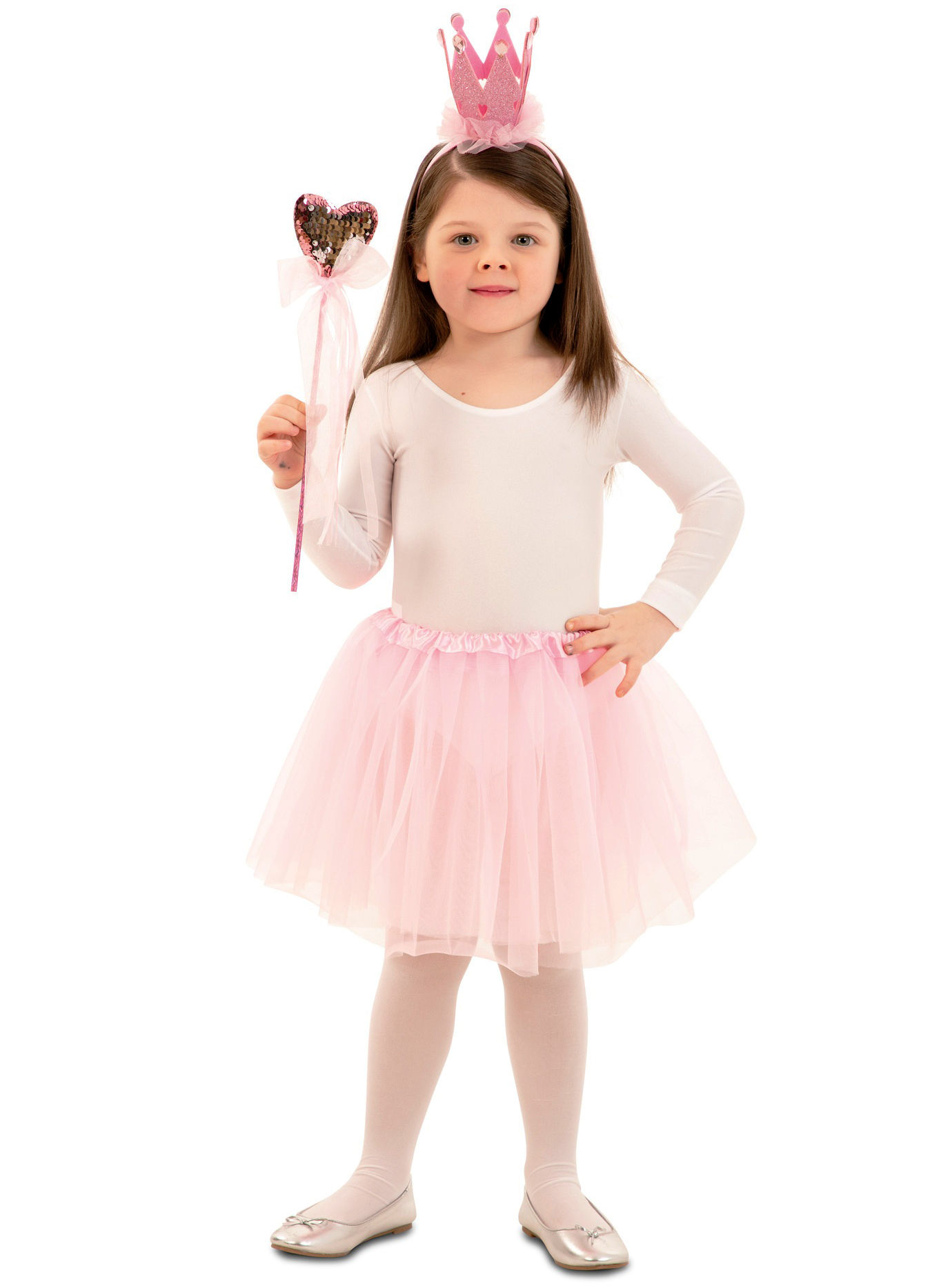 Rosa Prinzessin Kostümset für Mädchen