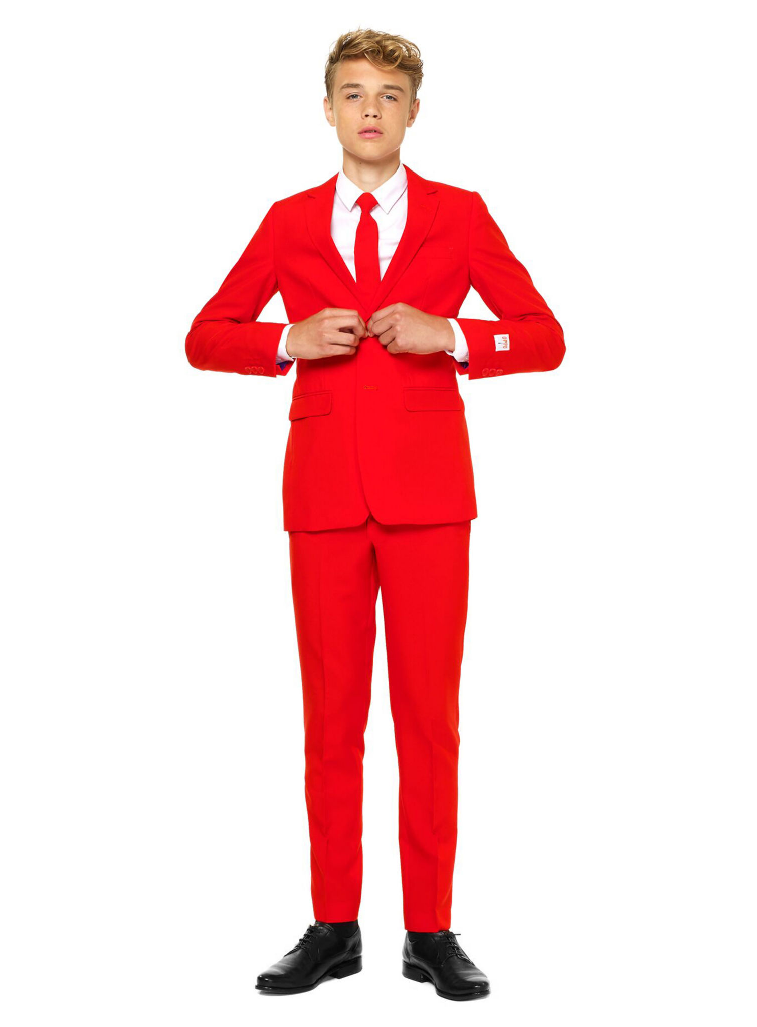 OppoSuits Teen Red Devil Anzug für Jugendliche